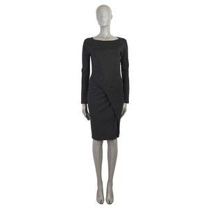 auth DIANE VON FURSTENBERG black Long sleeve twist
